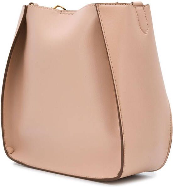 Stella McCartney Stella schoudertas met logo Beige