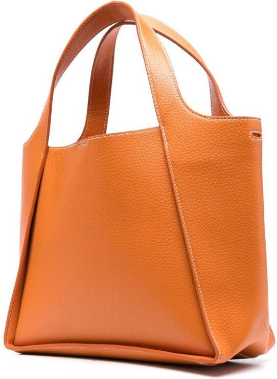 Stella McCartney Stella schoudertas met logo Oranje