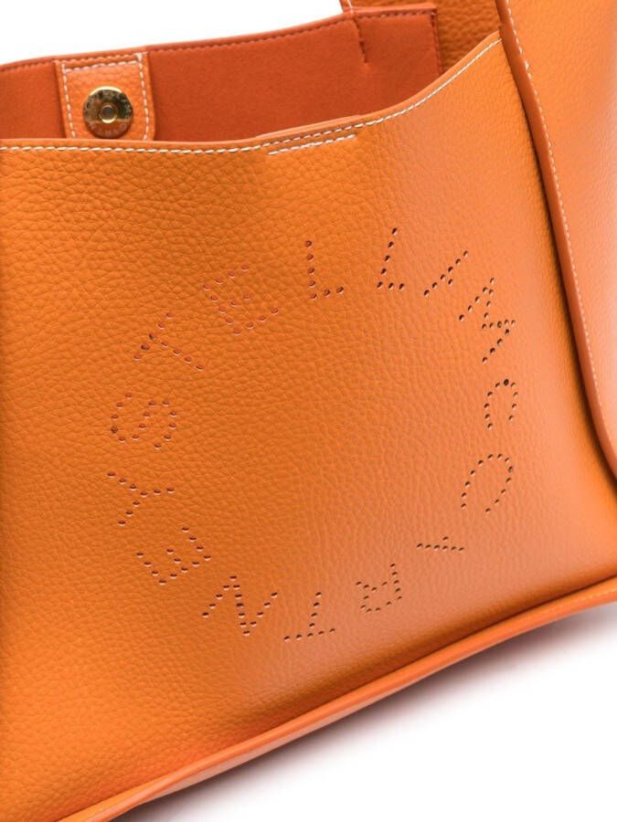 Stella McCartney Stella schoudertas met logo Oranje