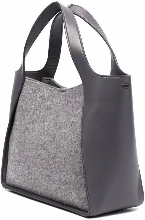 Stella McCartney Stella shopper met logo Grijs