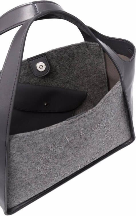 Stella McCartney Stella shopper met logo Grijs