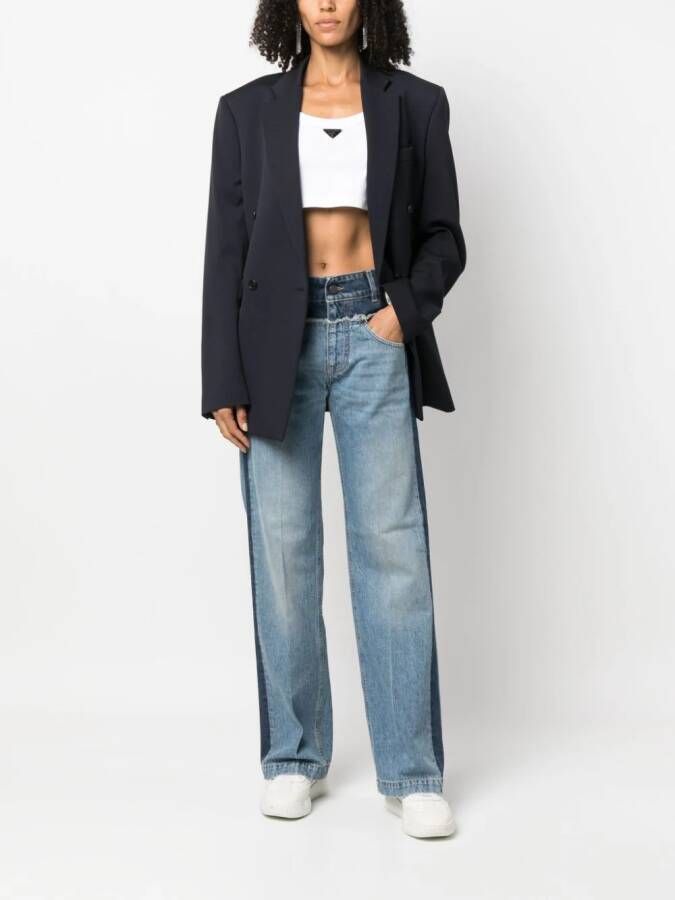 Stella McCartney Straight jeans Blauw