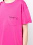 Stella McCartney T-shirt met geborduurd logo Roze - Thumbnail 5