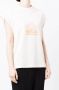 Stella McCartney T-shirt met kapmouwen Wit - Thumbnail 3