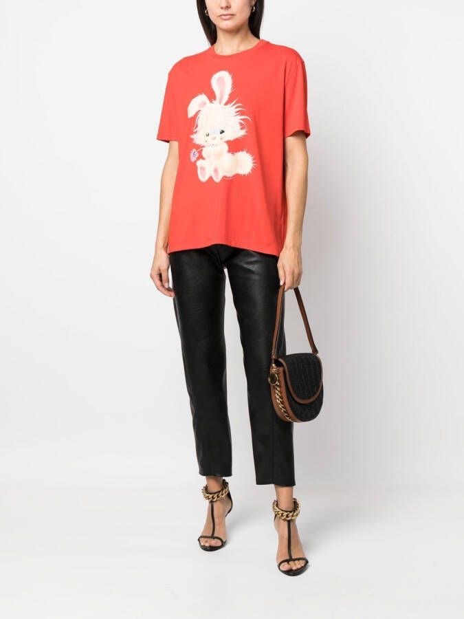 Stella McCartney T-shirt met korte mouwen Rood