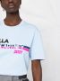 Stella McCartney T shirt met logoprint dames katoen 34 Blauw - Thumbnail 5