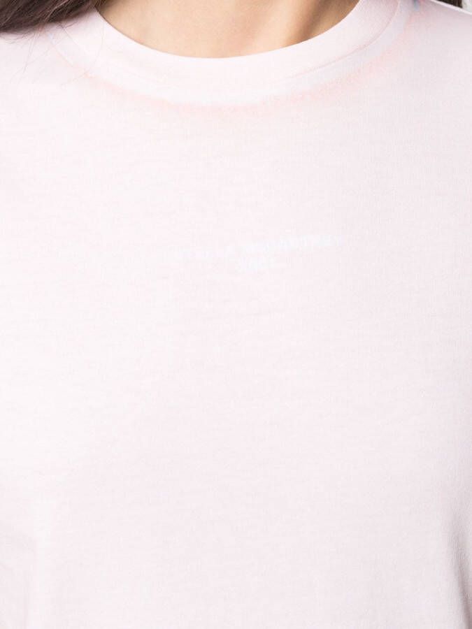 Stella McCartney T-shirt met logoprint Roze