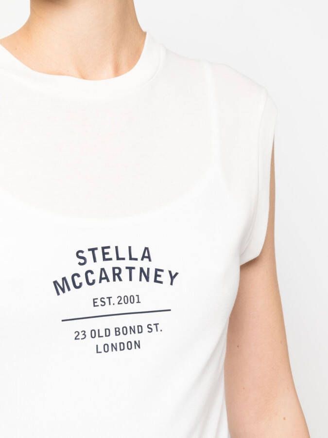 Stella McCartney T-shirt met print Wit