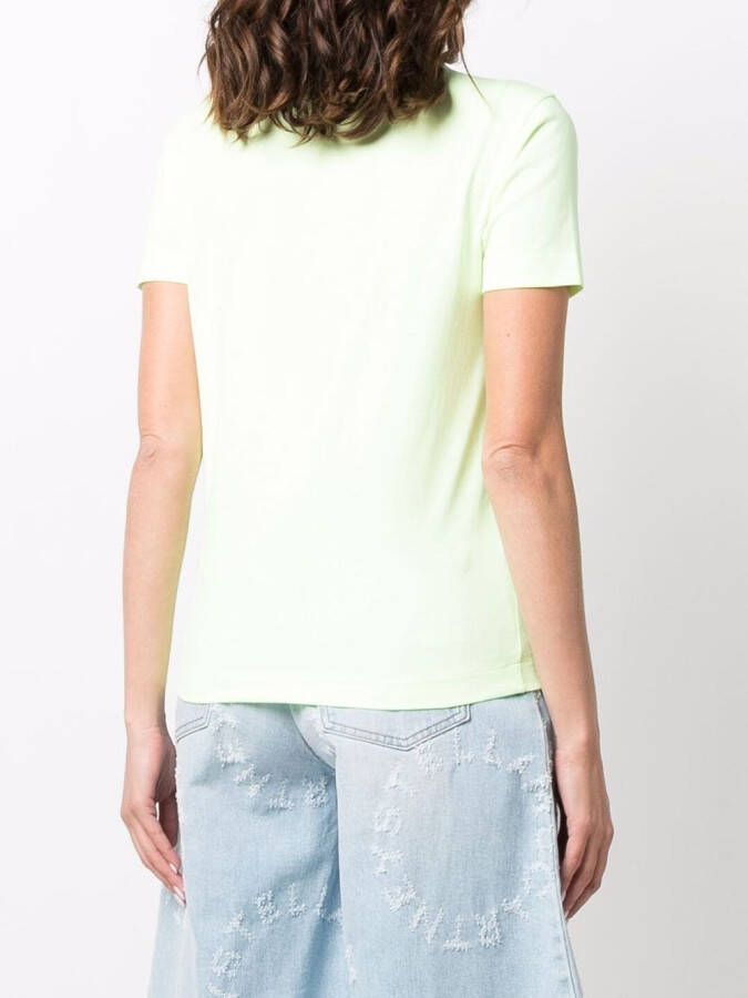 Stella McCartney T-shirt met ronde hals Groen