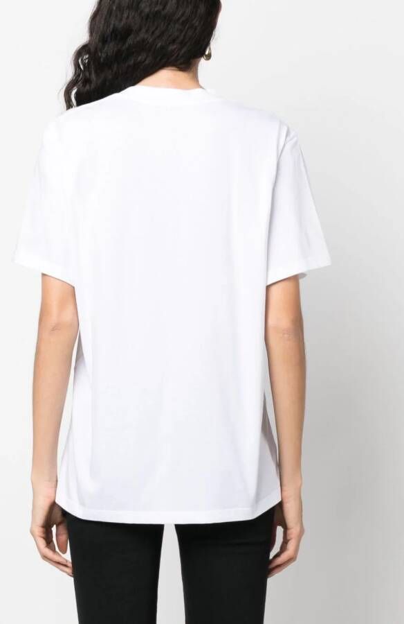 Stella McCartney T-shirt met tekst Wit
