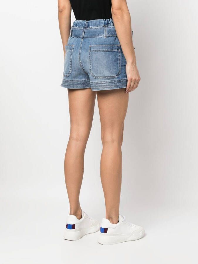 Stella McCartney Denim shorts Blauw