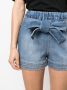 Stella McCartney Denim shorts Blauw - Thumbnail 5