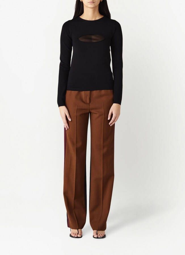 Stella McCartney Top met uitgesneden detail Zwart