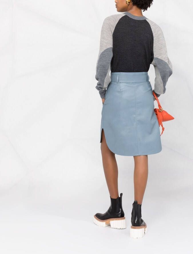 Stella McCartney Trui met colourblocking Grijs