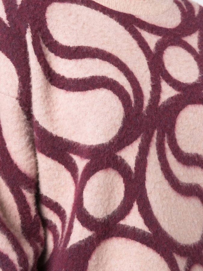 Stella McCartney Trui met geometrisch patroon Roze