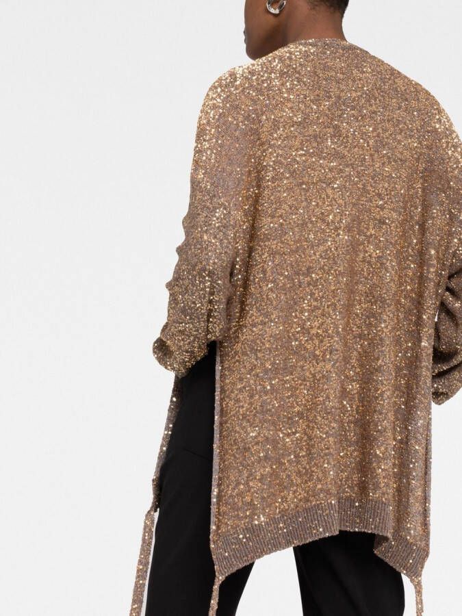 Stella McCartney Trui met pailletten Grijs