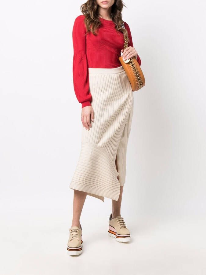 Stella McCartney Trui met ronde hals Rood