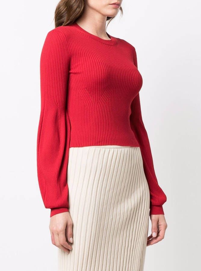 Stella McCartney Trui met ronde hals Rood
