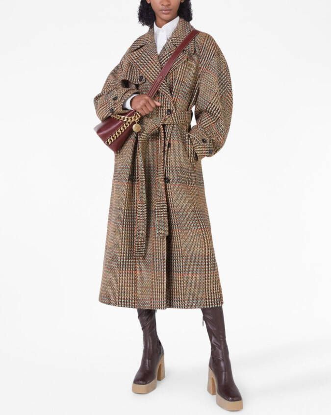 Stella McCartney Tweed mantel Bruin