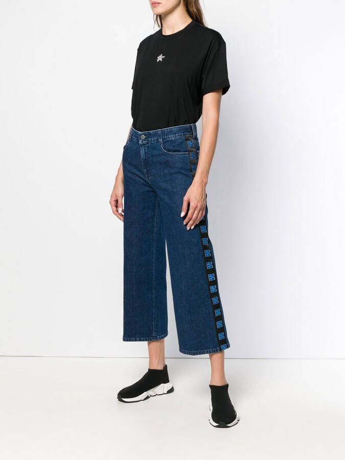 Stella McCartney versierd T-shirt Zwart