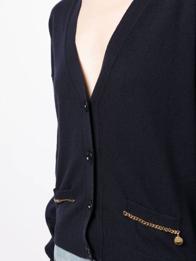 Stella McCartney Vest met ketting Blauw