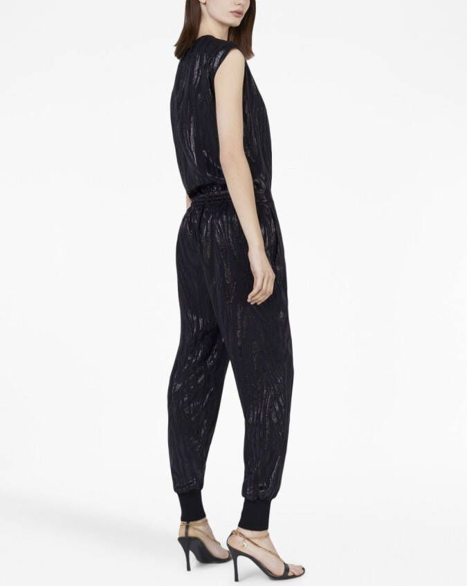 Stella McCartney Broek met toelopende pijpen Zwart