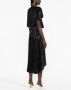 Stella McCartney Midi-jurk met houten-effect Zwart - Thumbnail 4