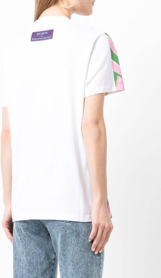 Stella McCartney x Ed Curtis T-shirt met print Roze