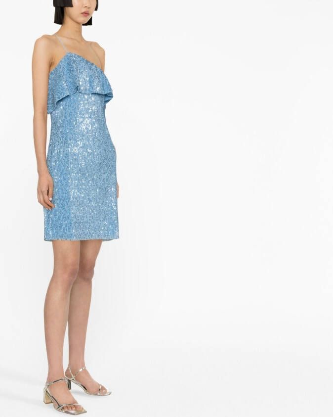 Stine Goya Mini-jurk met pailletten Blauw