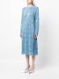 Stine Goya Midi-jurk met pailletten Blauw - Thumbnail 3