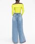 Stine Goya Yuna off-shoulder blouse Groen - Thumbnail 4