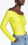 Stine Goya Yuna off-shoulder blouse Groen - Thumbnail 5