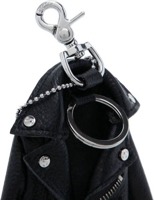 Stolen Girlfriends Club Leren sleutelhanger Zwart