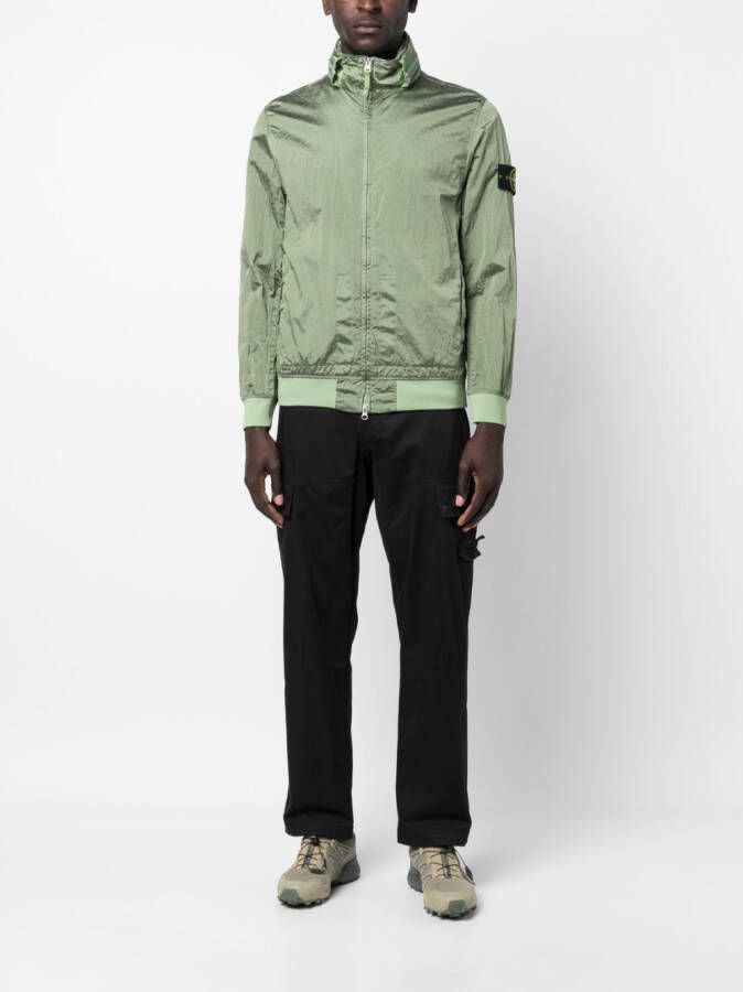 Stone Island Jack met rits Groen