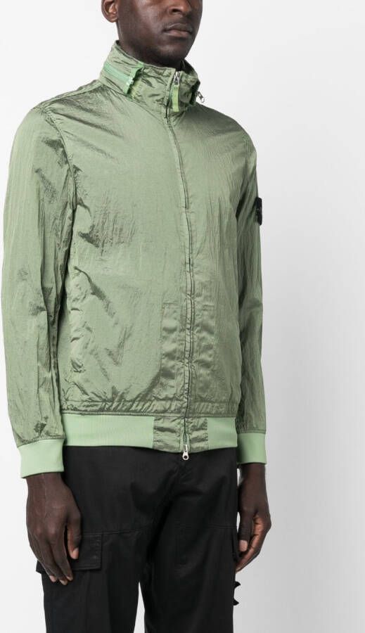 Stone Island Jack met rits Groen