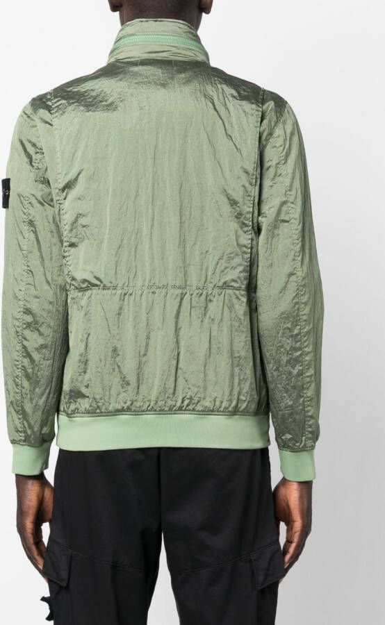 Stone Island Jack met rits Groen