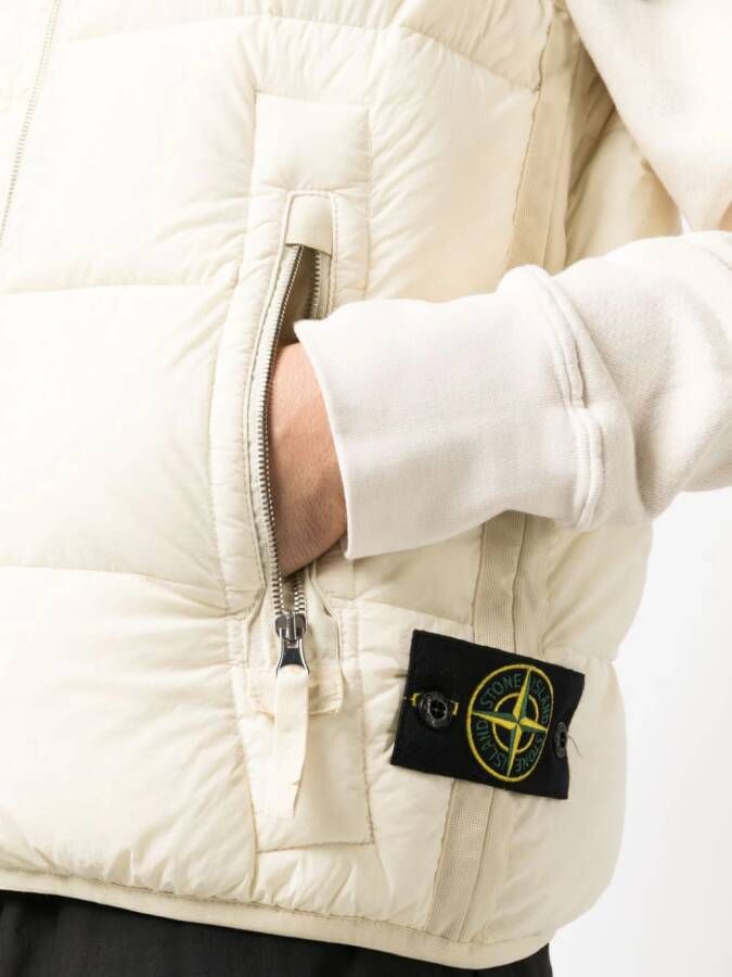 Stone Island Bodywarmer met rits Beige