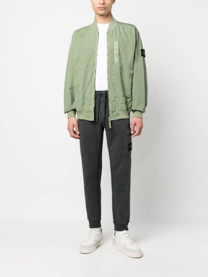 Stone Island Bomberjack met Compass-patroon Groen