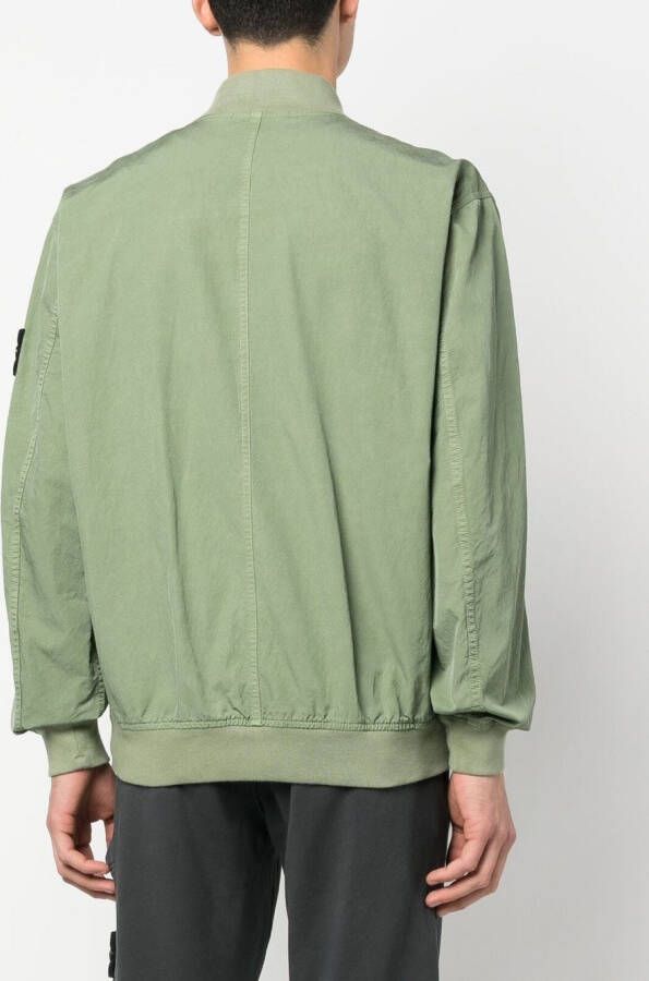 Stone Island Bomberjack met Compass-patroon Groen
