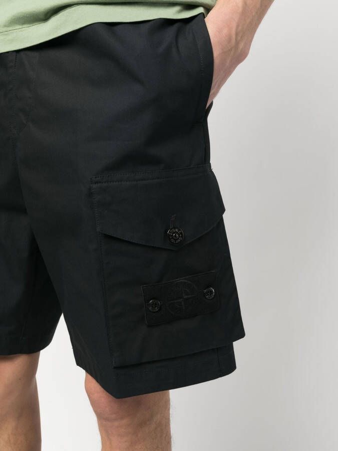 Stone Island Cargo shorts Zwart