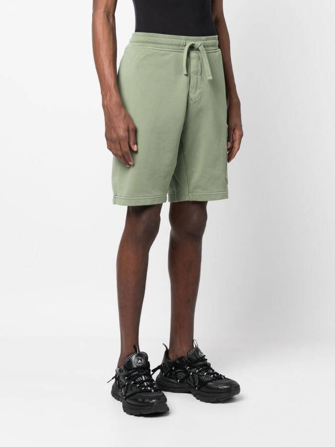 Stone Island Trainingsshorts met logo Groen
