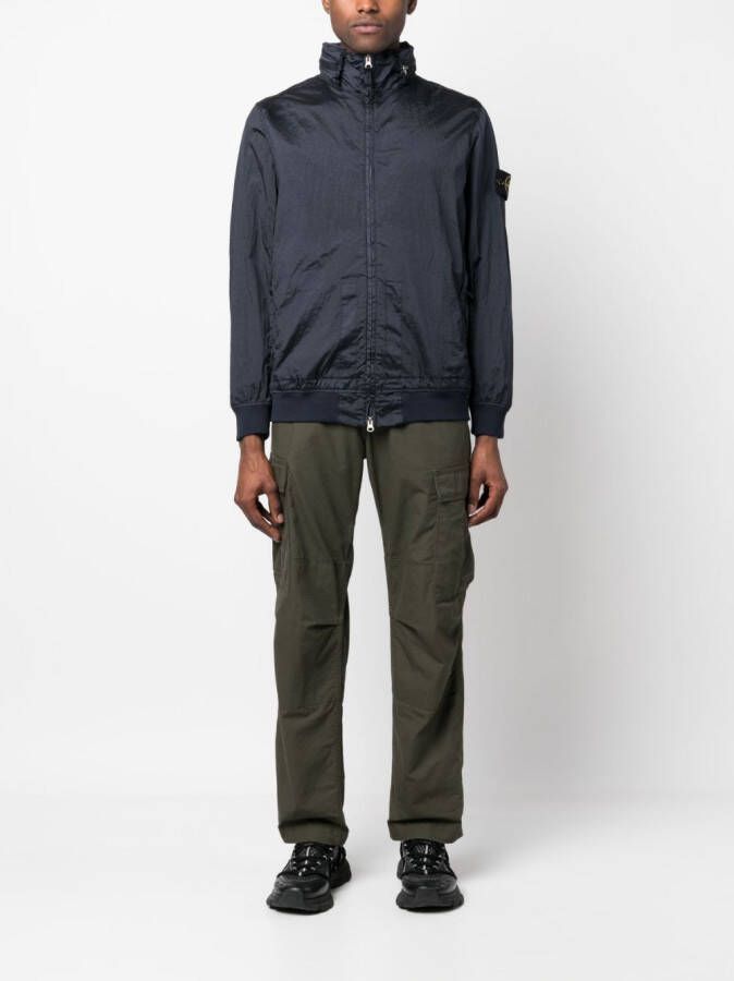 Stone Island Windjack met rits Blauw