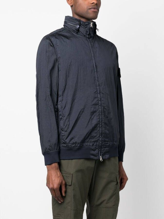 Stone Island Windjack met rits Blauw
