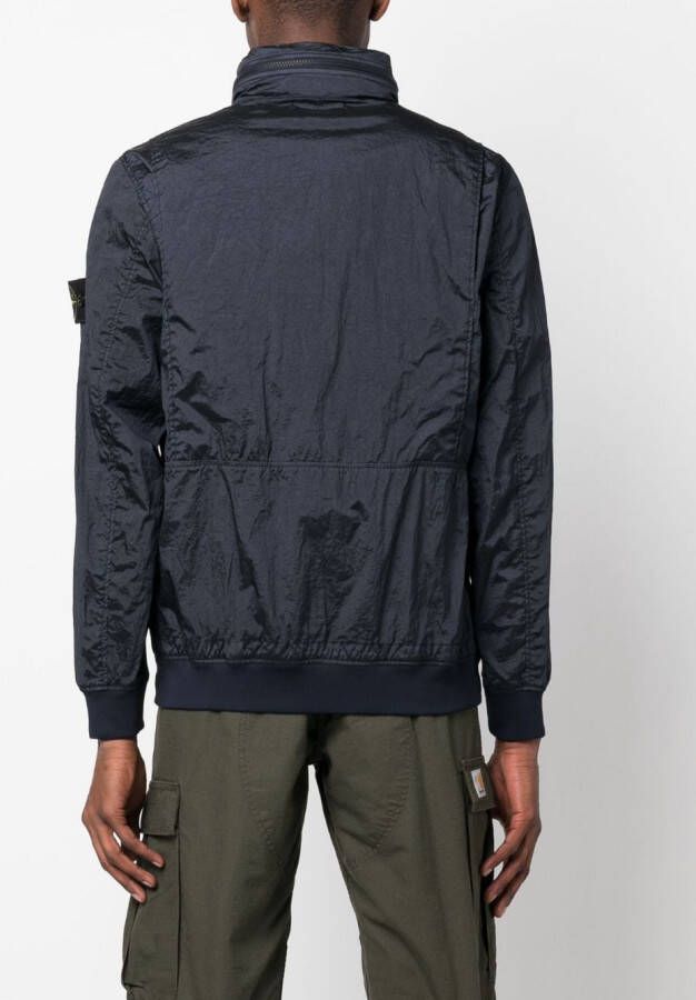 Stone Island Windjack met rits Blauw