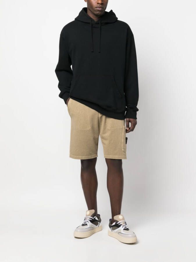 Stone Island Katoenen shorts Bruin