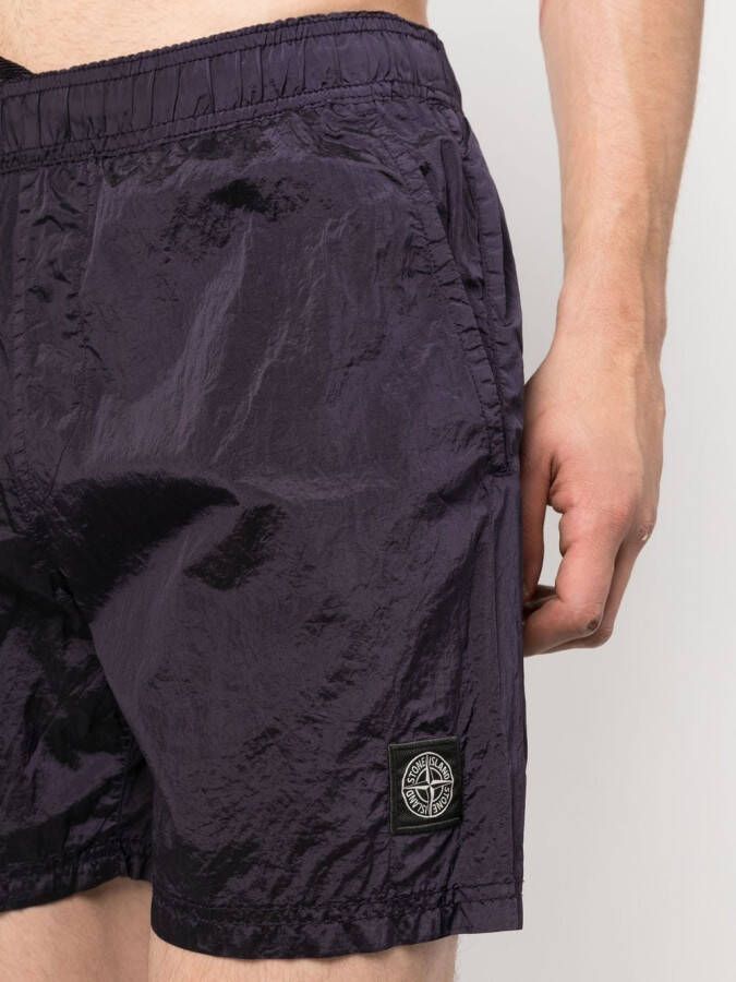 Stone Island Trainingsshorts met patroon Blauw