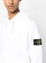 Stone Island Hoodie met Compass-logopatch Wit - Thumbnail 5