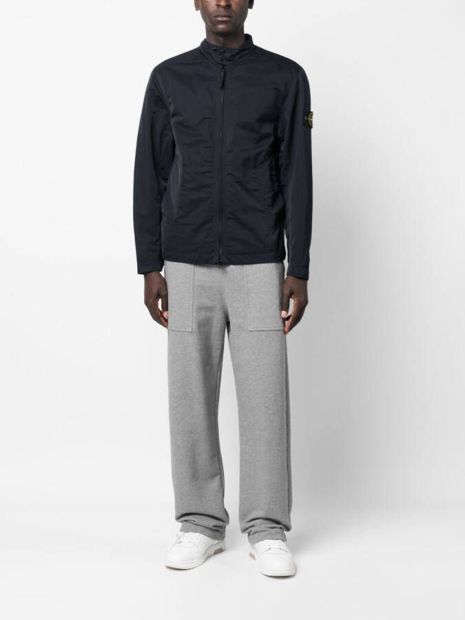 Stone Island Jack met Compass-patch Blauw
