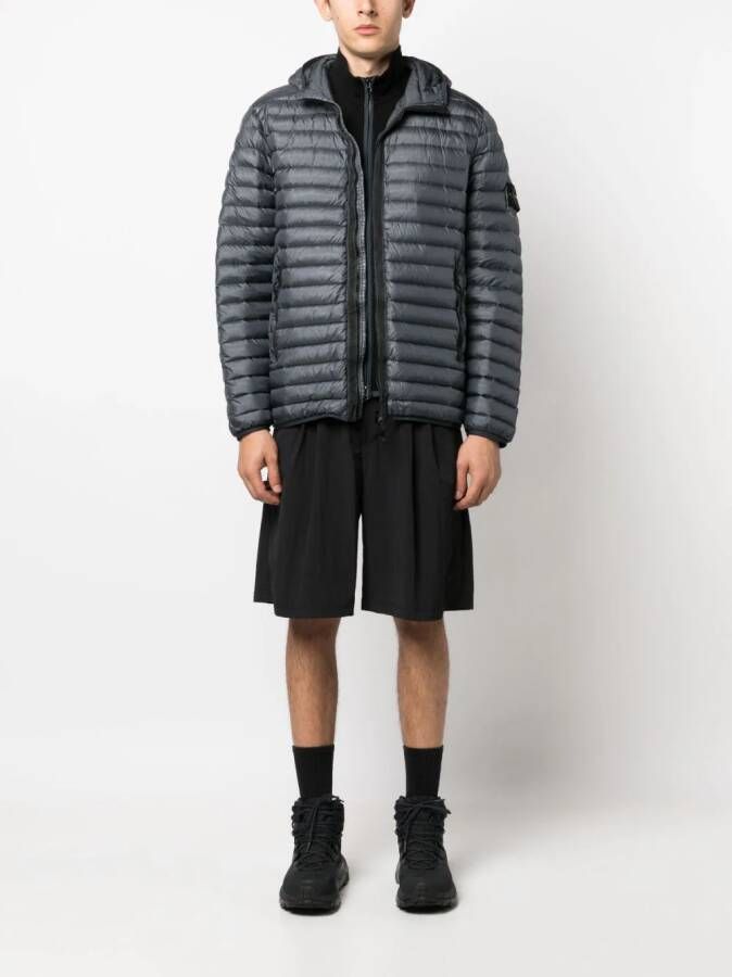 Stone Island Gewatteerd jack Grijs