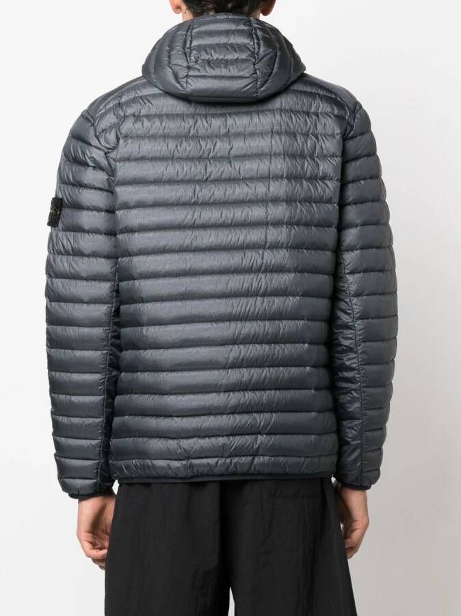 Stone Island Gewatteerd jack Grijs